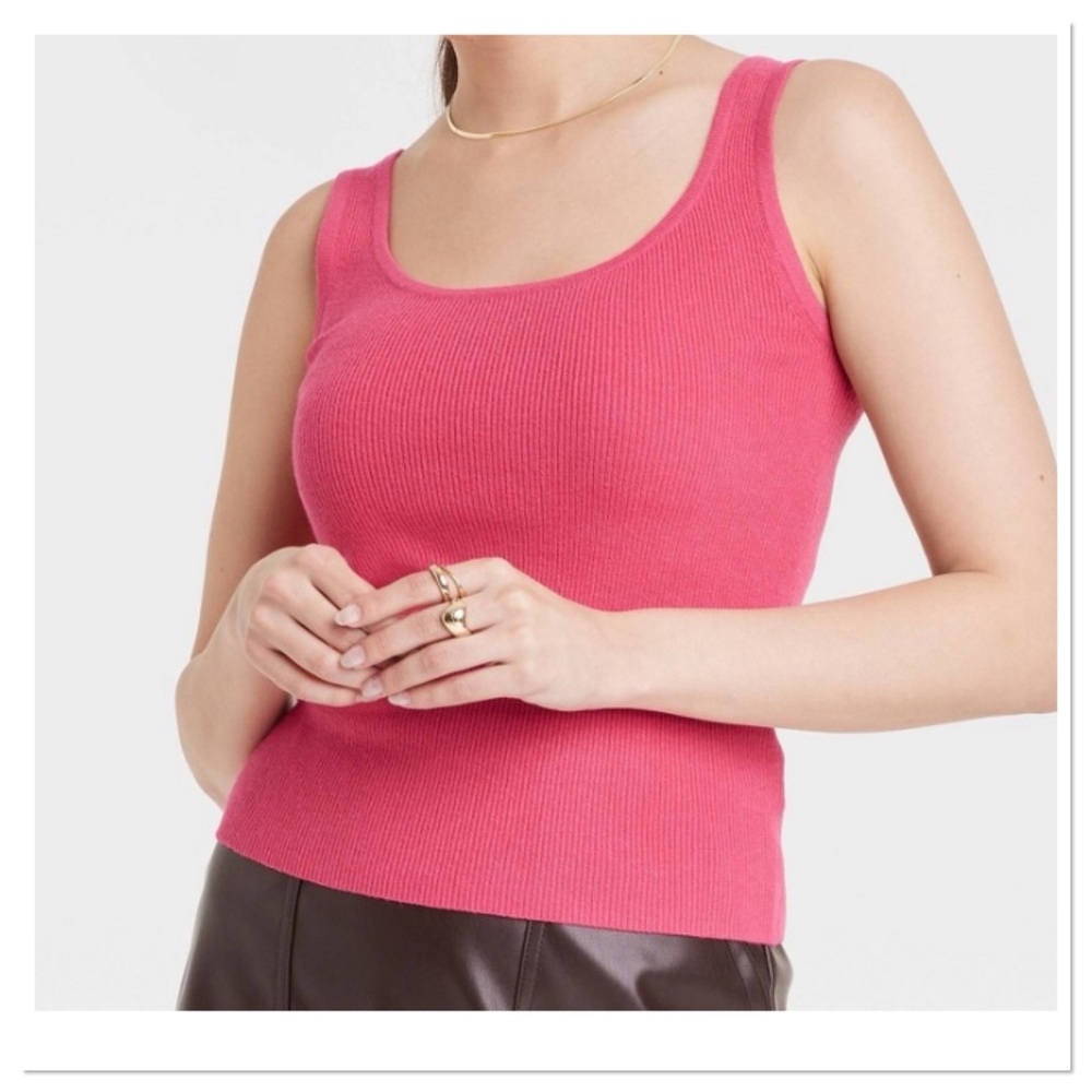 Women’s Scoop Neck Sweater a new day pink
